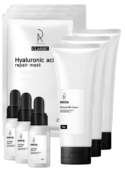 Classic - Repair Mask (60 Sheets), Cocktail Serum x3, BB Cream x3 [Bundle Deal]